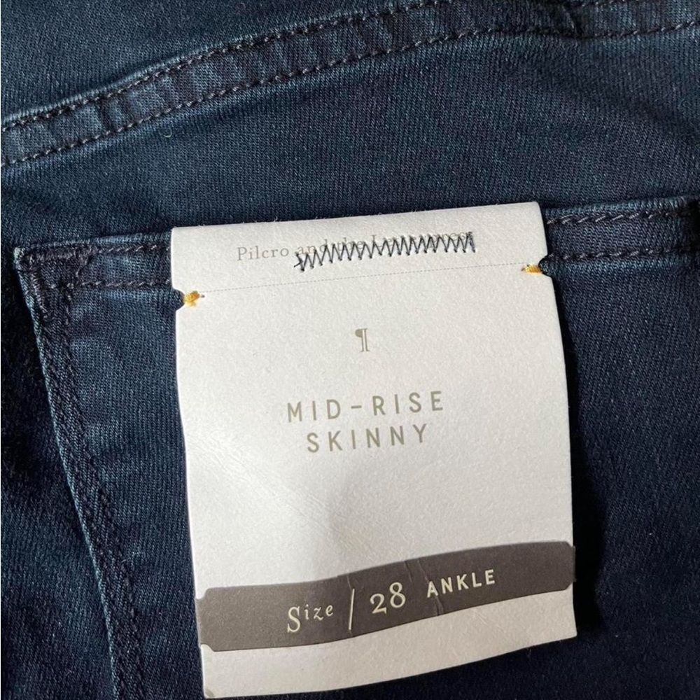 Anthropologie Dark Wash Straight-Leg Jeans - Picture 6 of 7